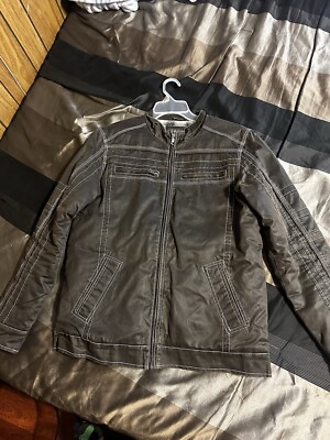 Brown leather jacket BKE