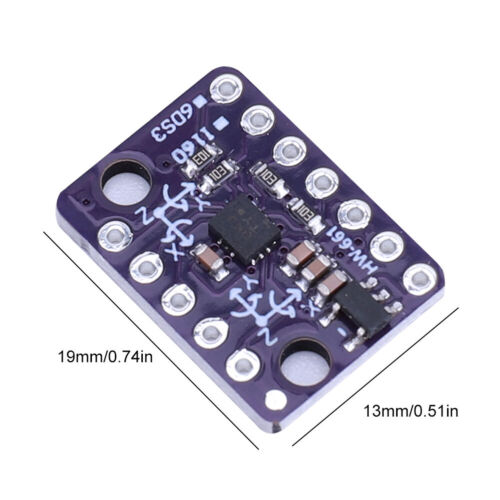 GY-BMI160 Angular Velocity Gyroscope 6-Axis Rate 6DOF 6-Axes Sensor Module 3-5V - Bild 10 von 11