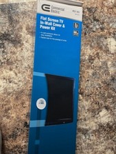 CE TECH flat screen tv in-wall cover and power kit 453701 easy installation new