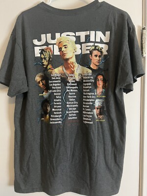 Justin Bieber 2022 Justice World Tour Concert Shirt. Size L. ¿Téo