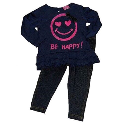 Diva Toddler Girl's Leggings And Shirt "Be Happy" Piece Set - 3T -NWT