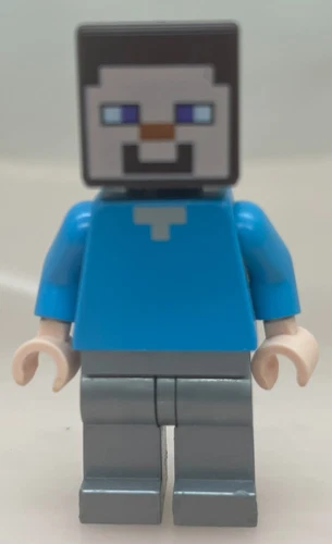 LEGO® Minifigur Minecraft™ Steve aus Set 21134 The Waterfall Base - min048