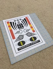 Star Wars Jack Klaff Red4 Movie Costume Replica Rebel X-wing Pilot Helmet Decals