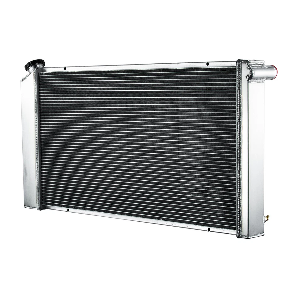 For 1977-1992 1991 Cadillac DeVille Fleetwood Brougham 3-Row Aluminum Radiator Foto 4 de 4