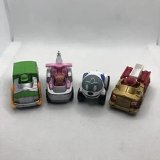 Rare Robo Dog Paw Patrol Die Cast Metal Vehicle Car w/ Skye, Rocky Marshall Lot