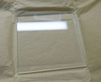 ROLYN OPTICS SPECIAL FLOAT GLASS 1.85'' SQUARE X 0.06 '' THICK PER DWG #1001022