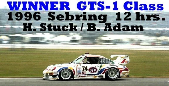 Ganador Sebring 1996 12H GTS-1 Porsche 911 GT2 atascado 1/18 UT 39630 modelo diecast Foto 3 de 4