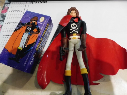 TRES RARE FIGURINE ALBATOR CAPTAIN HARLOCK - NEUF EN BOITE -/A COLLECTIONNER.. - Photo 2/8