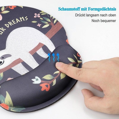AOKSUNOVA Tapis de Souris Ergonomique avec Coussin en Gel avec Repose-Mains A... - Photo 5/7