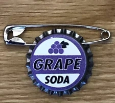 Handmade Disney Pixar Up Grape Soda Bottle Cap Pin Ellie Badge - Say I Love You!