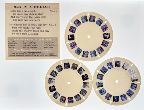 View Master Reel Set B 410 Mother Goose with booklet - Picture 2 of 3