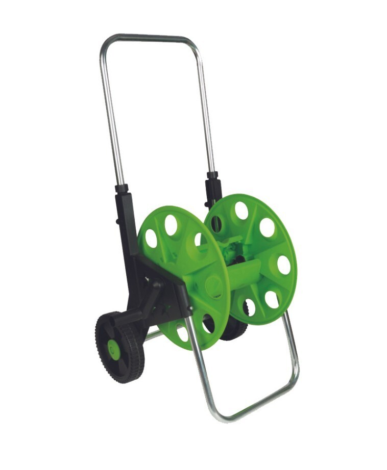 Carrello Avvolgitubo Metallo Con Manovella E Ruote Avvolgi Tubo Fino A 60 Mt 88372091