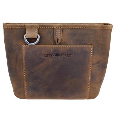 Greenburry Vintage 1603-25 Leder Futterbeutel Futtertasche Leckerlibeutel