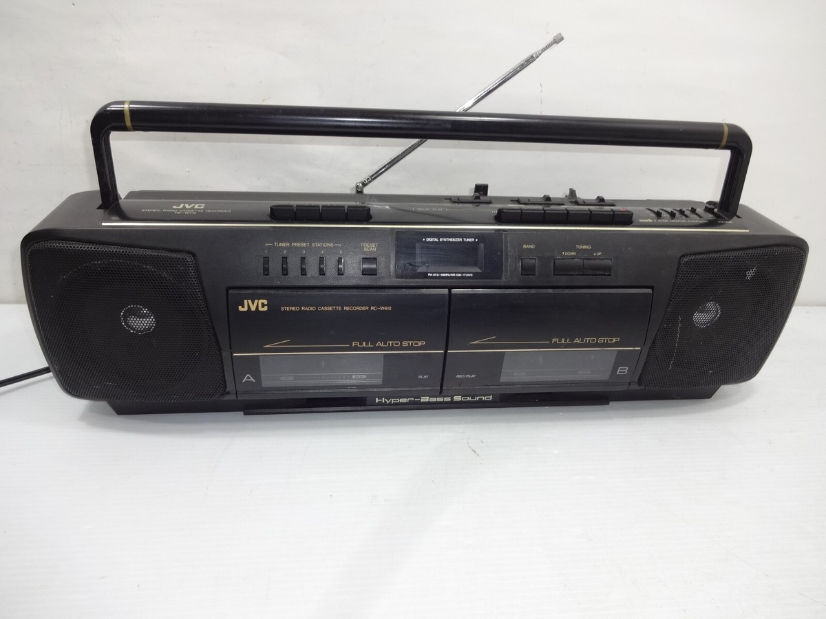 Vintage JVC Stereo Radio Cassette Recorder RC-W410 | eBay