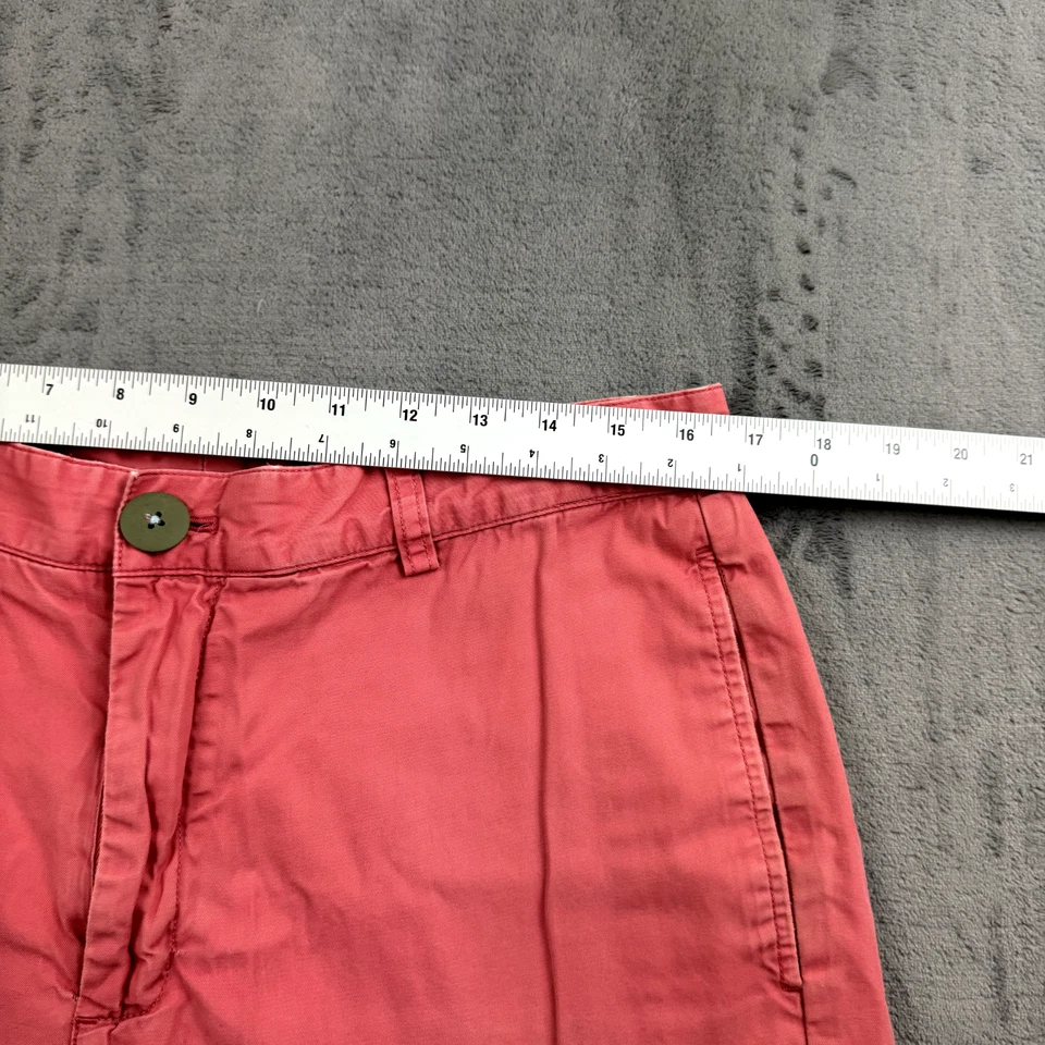 Pantalones Cortos Club Vineyard Vines Para Hombres Talla 33 Rosa 8" Chino Aire Libre Golf Preppy Foto 4 de 4