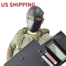 Aramid Ballistic Bullet Proof Level IIIA Full Face Mask CS Field Body Armor