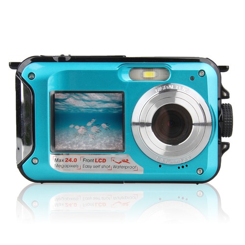 Full HD 2.4MP Dual Screen Selfie Video Recorder for Swimming Underwater DV - Picture 16 of 22