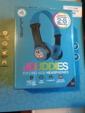 JLab Audio JBuddies | Folding Wired Headphones for Kids - Blue. NEW SEALED