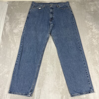Levi's 550 Jeans Men's Size 38x32 Relaxed Fit Blue Tapered Leg Light Wash Cotton