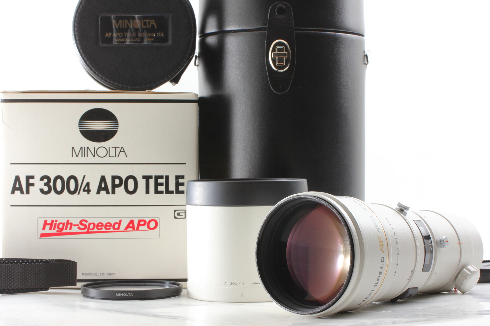 【Almost Unused】 Minolta High Speed AF Apo Tele 300mm f/4 G Lens A Mount  JAPAN