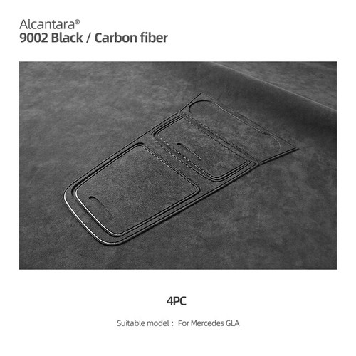Alcantara For Mercedes W177 CLA GLA A Class Center Console Interior Trim Cover - Picture 2 of 3