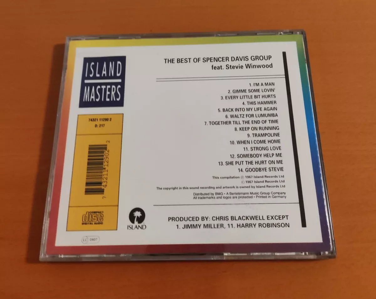 The Best Of The Spencer Davis Group featuring Steve Winwood CD Germany