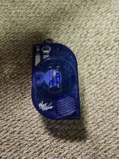 Vintage Salton Wet Tunes AM/FM Shower Radio Translucent Blue WT50 W/clip