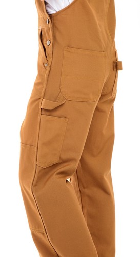 Duck Bib and Brace Dungarees For Men Heavy Duty Overalls Painter Decorator Pants - Picture 6 of 14