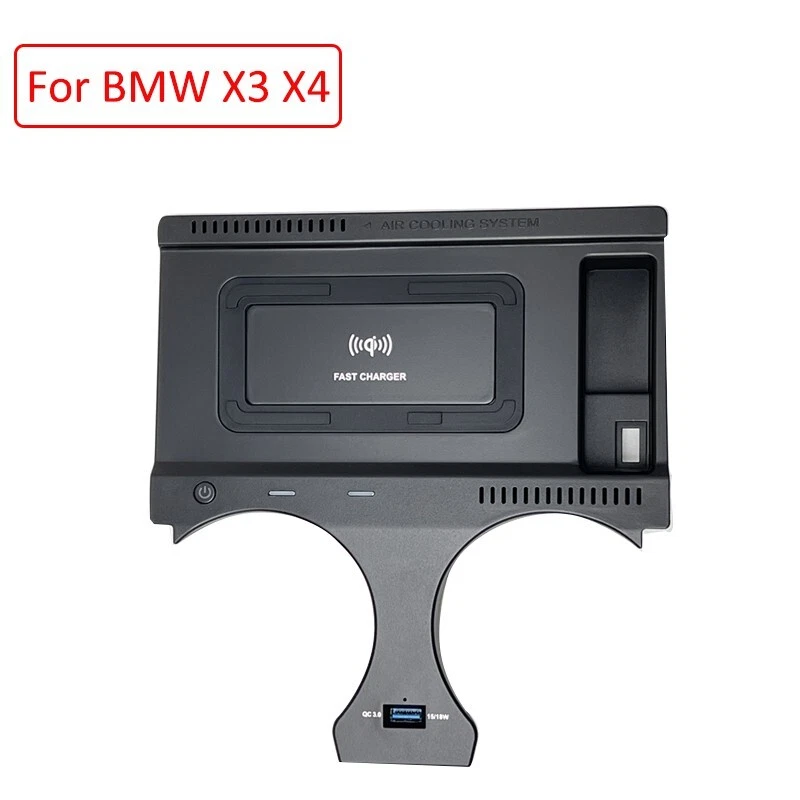 Wireless Charger Phone Fast Charging Pad Fit BMW X3 X4 G01 G02 2018-2022 - Image 2 of 4