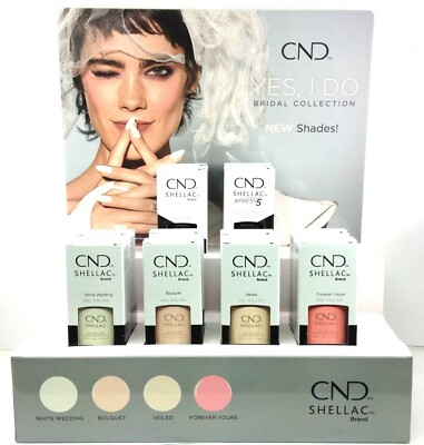 Cnd Shellac Gel Polish - Yes I Do Bridal 2019 Collection .25oz/7.3ml Pick Any