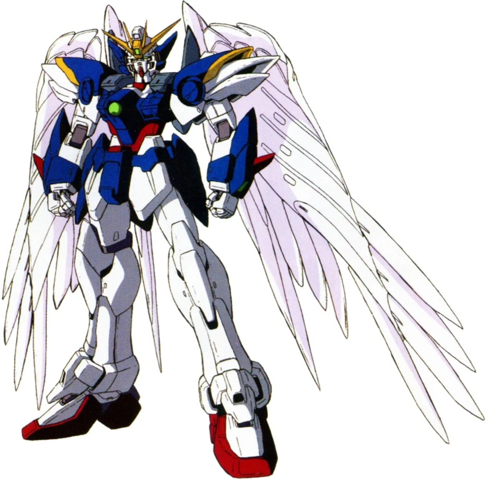 (TOTALMENTE REPINTADA) BANDAI Gashapon Figura SD GUNDAM A TODO COLOR 34 WING Gundam Foto 2 de 4