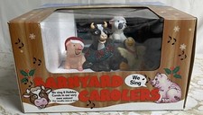 Telco Barnyard Carolers Animado Granja Animal Voces Cantar Canciones de Navidad 2000