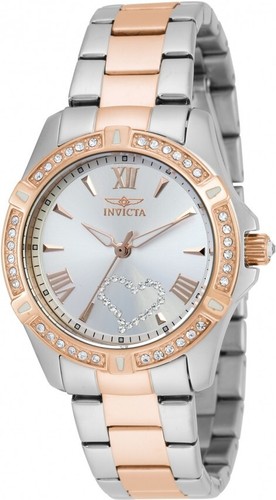 INVICTA ANGEL LADY QUARTZ WATCH **USED/GOOD** COMPLETE SET ** 34mm - Picture 5 of 18