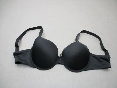 36D Unbranded Womens Black Underwire Lined Back Close Convertible Push-Up Bra 5G