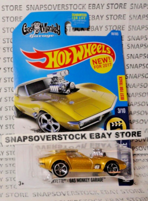 2017 HOT WHEELS '68 CORVETTE GAS MONKEY GARAGE #99, 1ST RELEASE GAS MONKEY MODEL