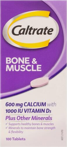 2x Caltrate Bone And Muscle Health Tablets, Multi 100 Count Free Shipping NEW AU - Picture 7 of 8