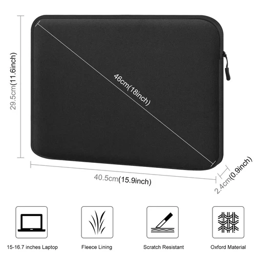 Universal Notebook Tablet Tasche 11 - 16,7 Zoll Tasche Hülle Laptop Case Cover - Bild 44 von 60