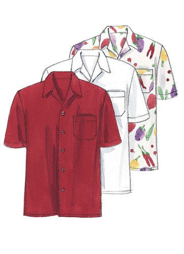 McCalls SEWING PATTERN M2233 Unisex Chefs Jacket,Shirt,Apron,Pants,Hat - Picture 7 of 11