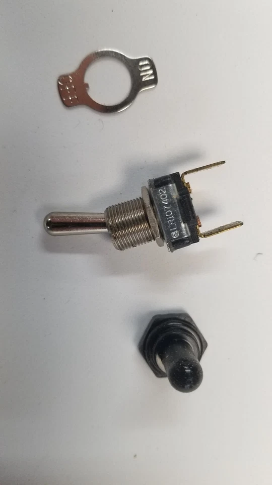 Toggle SWITCH ON/OFF 12V 15A SPST 2 Terminal Car Boat* Waterproof - Image 2 of 4