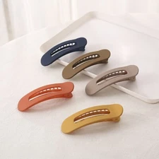 Matte Duckbill Clip Side Bangs Hair Clip Simple Flat Hair Clip for Everyday Use