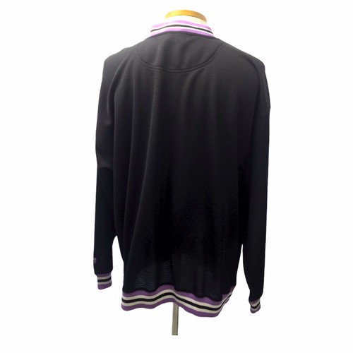Pullover de Colección Lee Sport NBL Los Angeles LA Lakers Cuarto Cremallera Negro Talla 2XL - Imagen 4 de 6