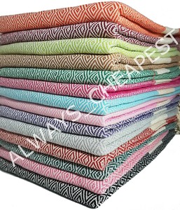 TURKISH HAMMAM PESHTEMAL PESTEMAL COTTON BATH TOWEL GIFT SPA GYM YOGA BEACH