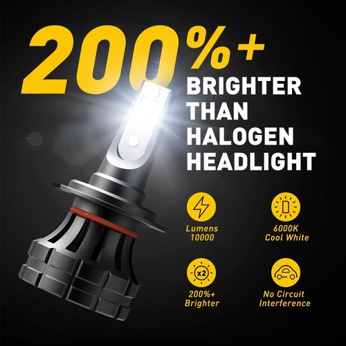 H7+H7 Combo LED Headlight Kit 6000K For Benz C250 C300 C350 Hi&Low Beam Bulbs 4X - Bild 2 von 9