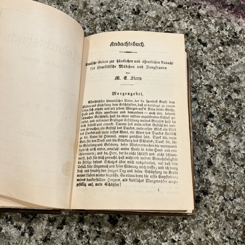 Excellent Cond 1898 Hebrew German Vienna Devotional Book - Picture 9 of 16