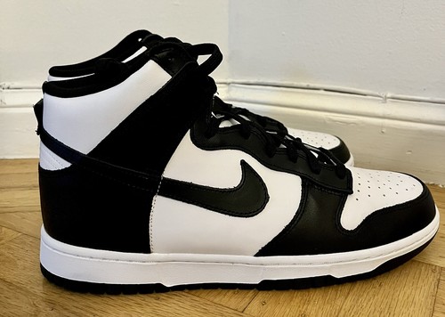 Nike Dunk High Black White "Panda" DD1869-103 Women’s 11.5 Men’s Size 10 - Picture 2 of 6