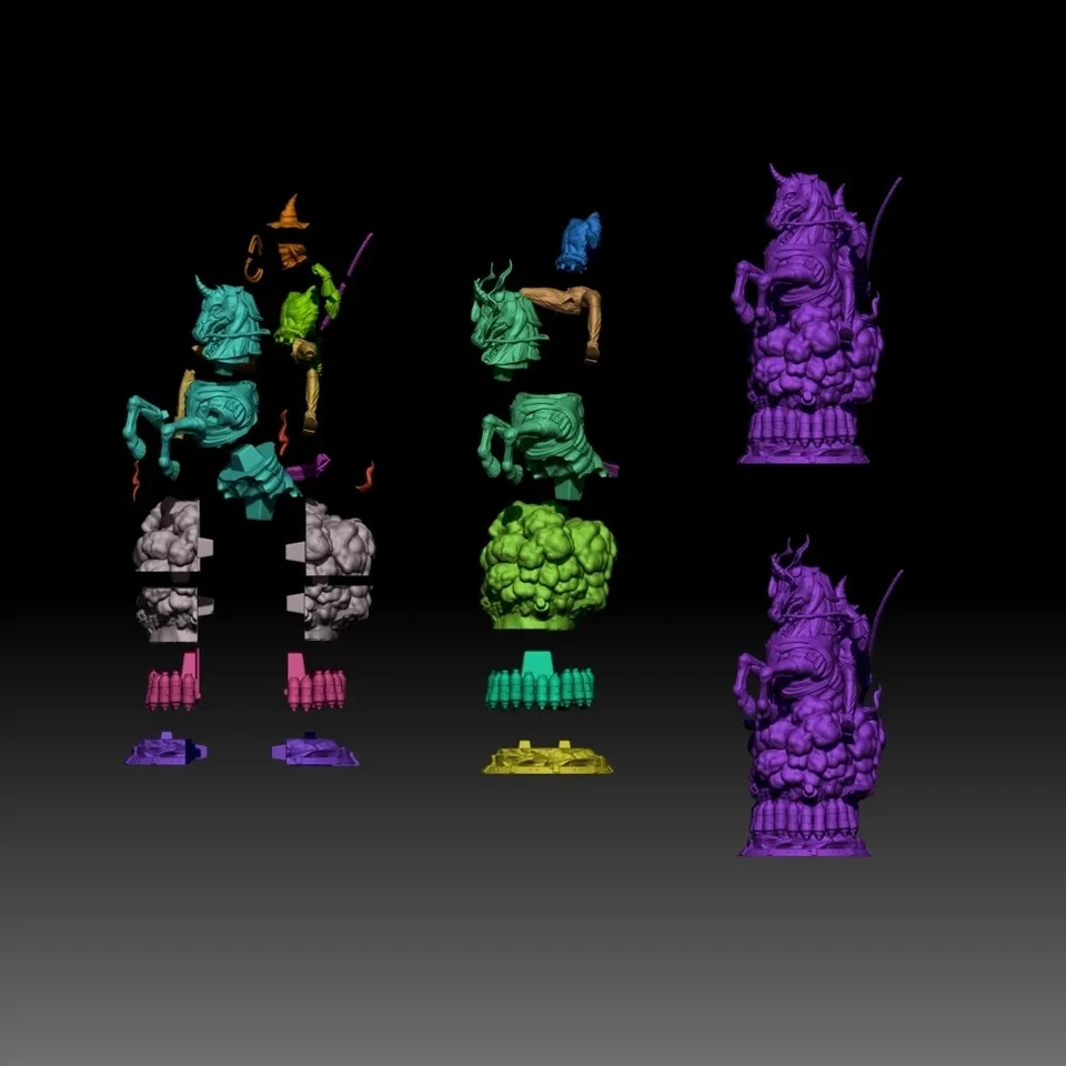 3D Printed 16K B3DSERK - Scarecrow Sculpture DC COMICS Fan Made 1/6 scale - Image 2 of 4