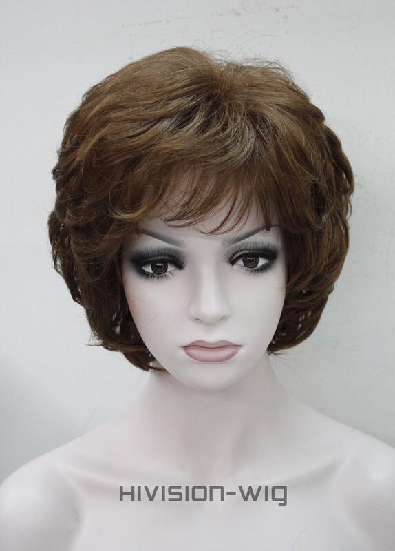 19 Colour Wig Short Curly Women Wig Ladies Wig Natural Hair Wig Cosplay