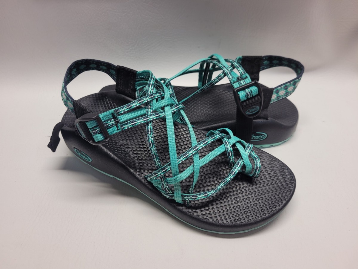 Chaco ZX/3 Classic Sport Sandals Women Shoe 9 Aqua Green