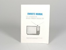 Gold Star 12" Potable TV Owner's Manual and Schematic