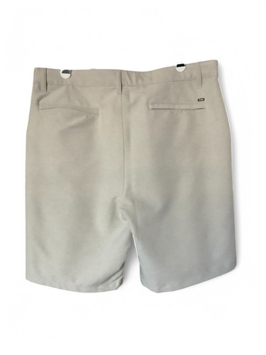 Hurleys Men’s 36” Hybrid Spacedye Walk Short Bermuda Jaspeada Tan Travel Golf - Picture 4 of 8